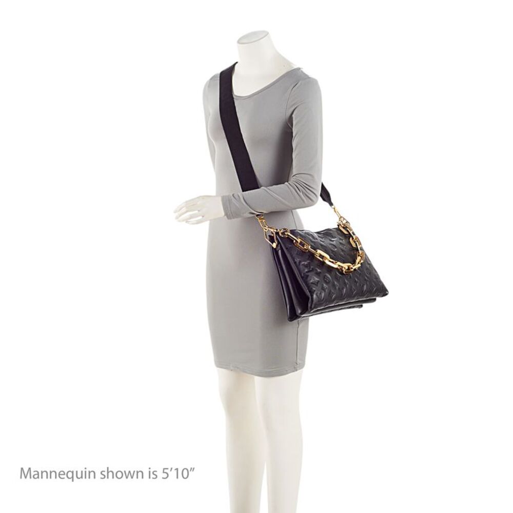 Louis Vuitton Monogram Embossed Lambskin Coussin MM Shoulder Bag - Picture 5 of 14